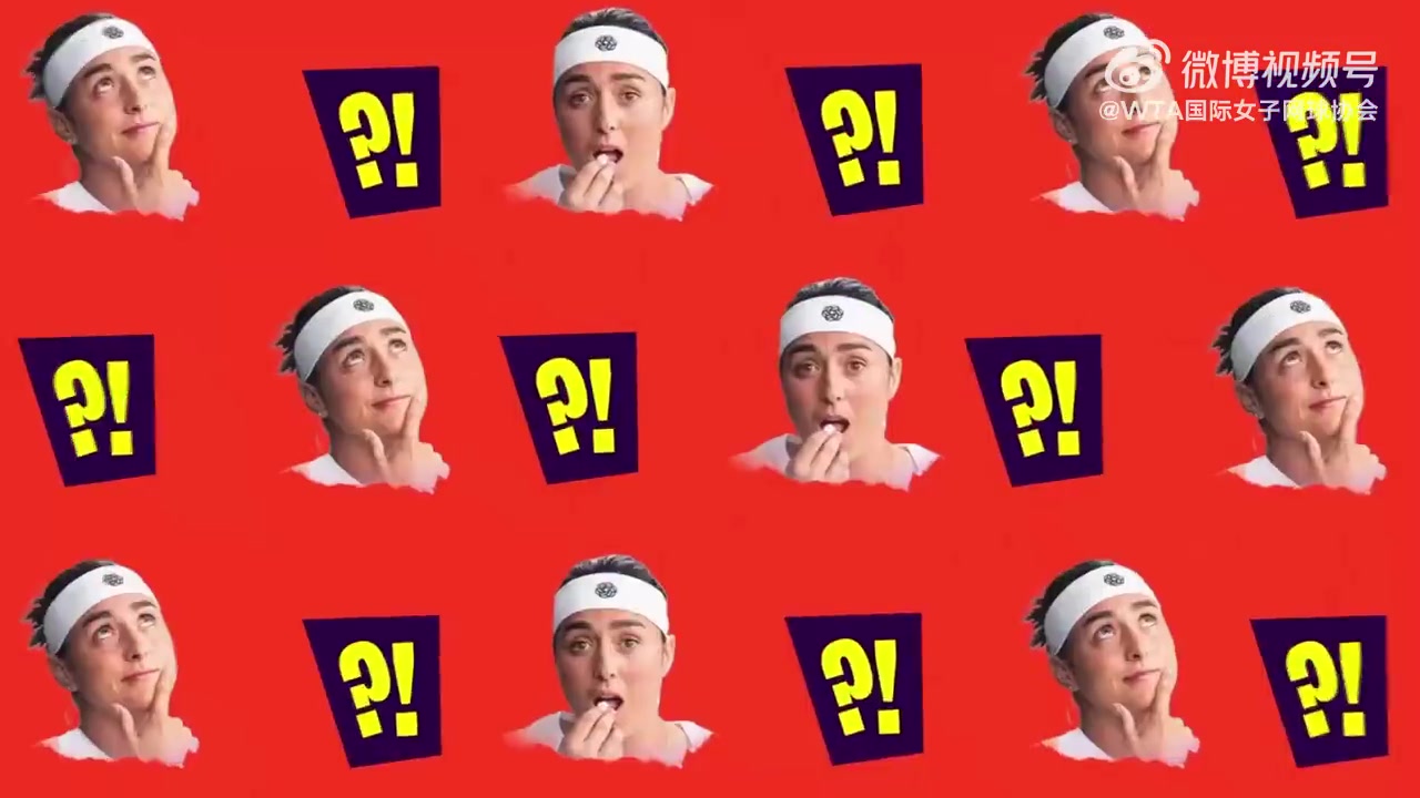 节目效果拉满！贾巴尔节目中整蛊郑钦文，郑钦文被吓出表情包